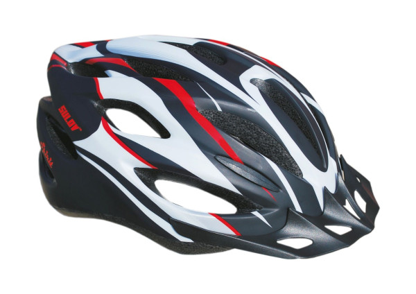 Cyklo helma SULOV SPIRIT, vel. S, černo-červená polomat
