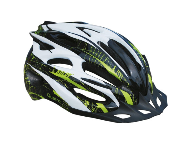 Cyklo helma SULOV QUATRO, vel. M, černo-zelená