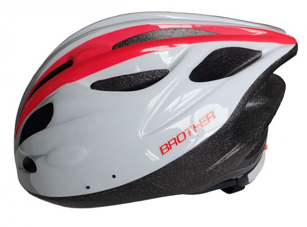 ACRA CSH31B-L bílá cyklistická helma velikost L(58-61cm) 2015
