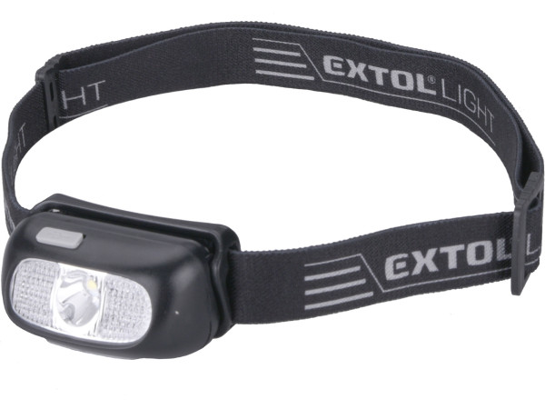 Extol Light 43181 čelovka 130lm CREE XPG, nabíjecí, USB, dosvit 40m, 5W CREE XPG LED